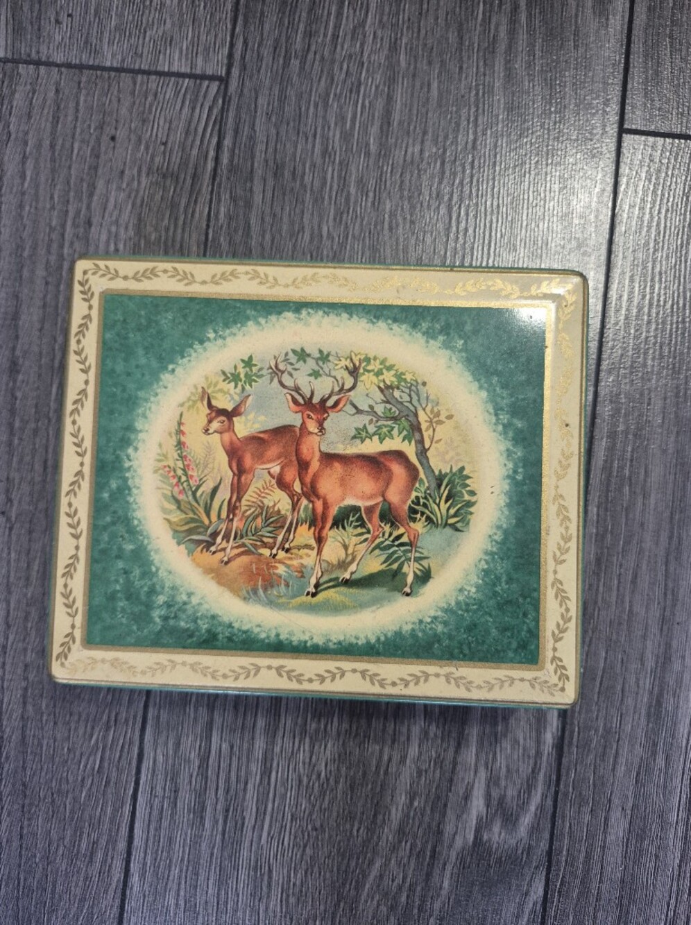 Vintage Blue Bird Confectionery Silver Tin - Harry Vincent L